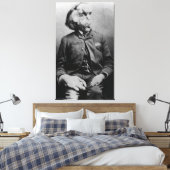 Joseph "John" Merrick The Elephant Man uit 1889 Canvas Afdruk (Insitu (Slaapkamer))