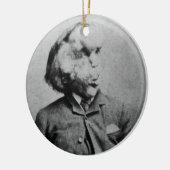 Joseph "John" Merrick The Elephant Man uit 1889 Keramisch Ornament (Links)