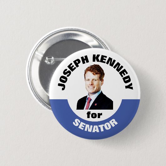 Joseph Kennedy voor senator Ronde Button 5,7 Cm (Voorkant /achterkant)