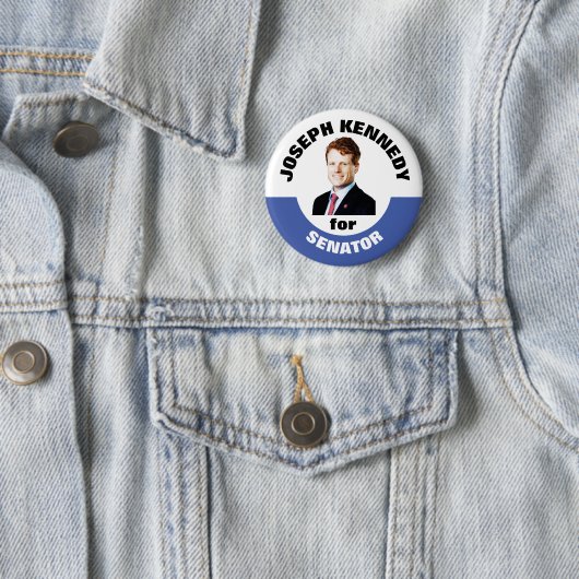 Joseph Kennedy voor senator Ronde Button 5,7 Cm (In situ)