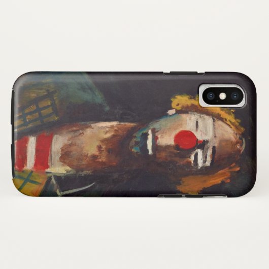 Joseph Kutter Clown Portret Case-Mate iPhone Case (Achterkant (horizontaal))