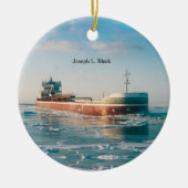 Joseph L. Blokkeerversiering Keramisch Ornament (Voorkant)