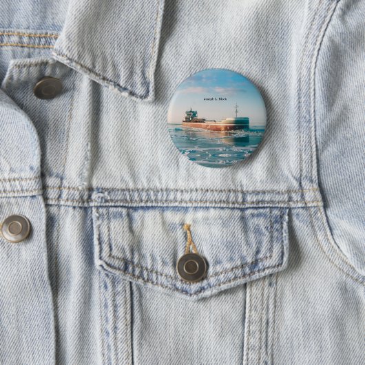 Joseph L. Blokknop Ronde Button 5,7 Cm (In situ)