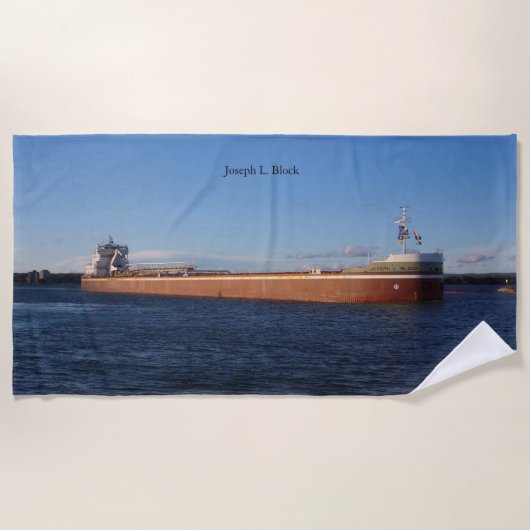 Joseph L. Blokstrandhanddoek Strandlaken (Voorkant)