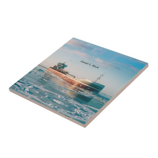 Joseph L. Bloktiel Tegeltje (Zijkant)