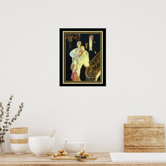 Joseph Leyendecker Art Deco en Print 16x20 (Keuken)