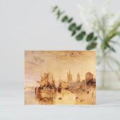 Joseph Mallord Turner - Aankomst boot Keulen Briefkaart (Staand voorkant)