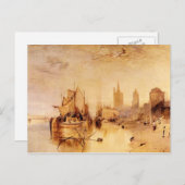 Joseph Mallord Turner - Aankomst boot Keulen Briefkaart (Voorkant / Achterkant)
