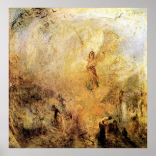 Joseph Mallord Turner - Angel in de zon Poster