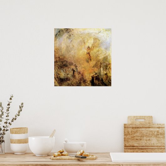 Joseph Mallord Turner - Angel in de zon Poster (Keuken)