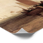 Joseph Mallord Turner - Chain pier, Brighton Poster (Hoek)