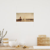 Joseph Mallord Turner - Chain pier, Brighton Poster (Keuken)