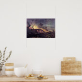 Joseph Mallord Turner - Coalbrookdale Poster (Keuken)