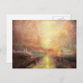 Joseph Mallord Turner - jacht nabij de coas Briefkaart (Voorkant / Achterkant)