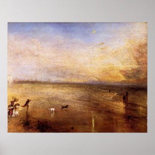 Joseph Mallord Turner - Nieuwe maan Poster