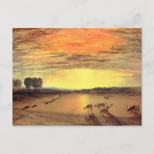 Joseph Mallord Turner - Petworth Park Briefkaart