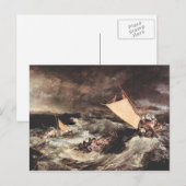 Joseph Mallord Turner - Shipwreck Briefkaart (Voorkant / Achterkant)