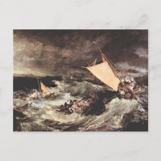 Joseph Mallord Turner - Shipwreck Briefkaart