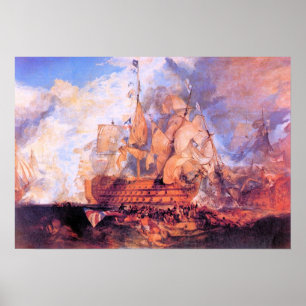 Joseph Mallord Turner - Slag om Trafalgar 2 Poster