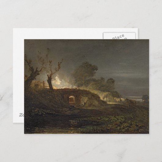 Joseph Mallord William Turner | A Limoen Kiln in C Briefkaart (Voorkant / Achterkant)