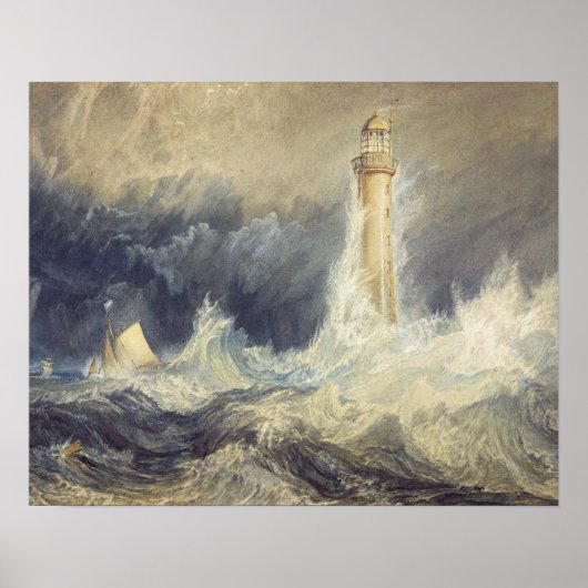 Joseph Mallord William Turner - Bell Rock Poster (Voorkant)