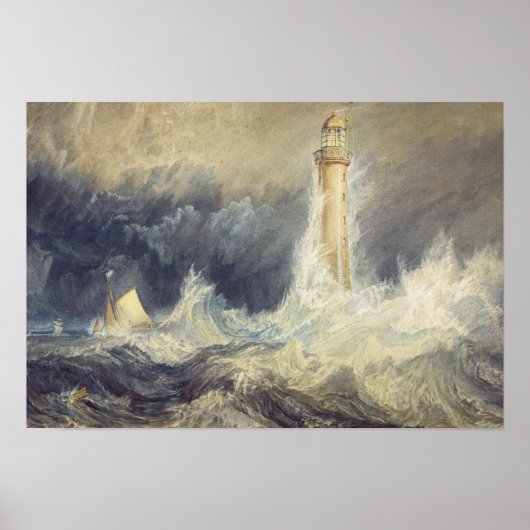 Joseph Mallord William Turner - Bell Rock Poster (Voorkant)