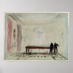 Joseph Mallord William Turner Billiardspelers a Poster