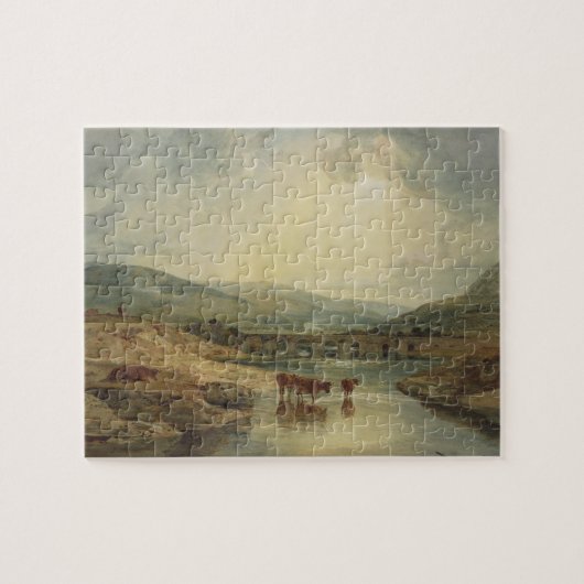 Joseph Mallord William Turner | Brug over de Veren Legpuzzel (Horizontaal)