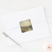 Joseph Mallord William Turner | Brug over de Veren Vierkante Sticker (Envelop)