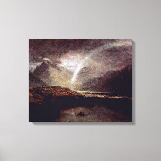 Joseph Mallord William Turner - Buttermere Lake Canvas Afdruk (Voorkant)
