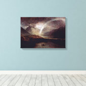 Joseph Mallord William Turner - Buttermere Lake Canvas Afdruk (Insitu (Houten vloer))