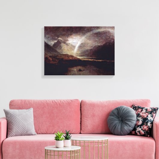 Joseph Mallord William Turner - Buttermere Lake Canvas Afdruk (Insitu (Woonkamer))