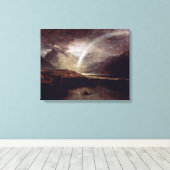 Joseph Mallord William Turner - Buttermere Lake Canvas Afdruk (Insitu (Houten vloer))