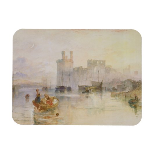 Joseph Mallord William Turner | Caernarvon Castle Magneet (Horizontaal)