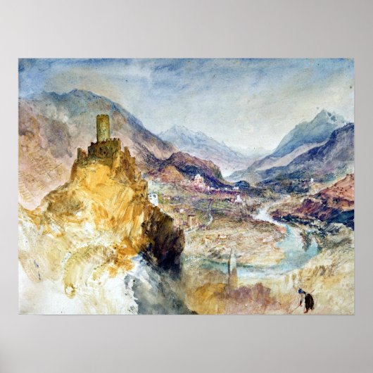 Joseph Mallord William Turner Chatel Argent Poster (Voorkant)