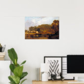 Joseph Mallord William Turner Cliveden over Theems Poster (Thuiskantoor)