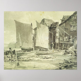 Joseph Mallord William Turner   Cottag voor visser Poster