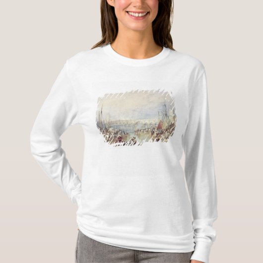 Joseph Mallord William Turner | De haven van Londe T-shirt (Voorkant)
