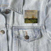 Joseph Mallord William Turner | De invloed van  Vierkante Button 5,1 Cm (In situ)