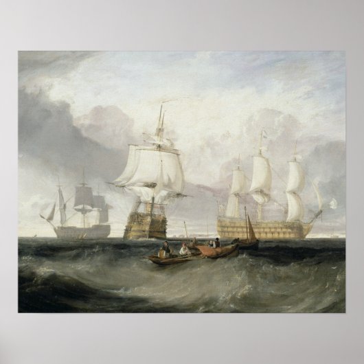 Joseph Mallord William Turner | De "overwinningsve Poster (Voorkant)
