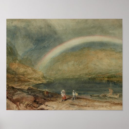 Joseph Mallord William Turner - De regenboog Poster (Voorkant)