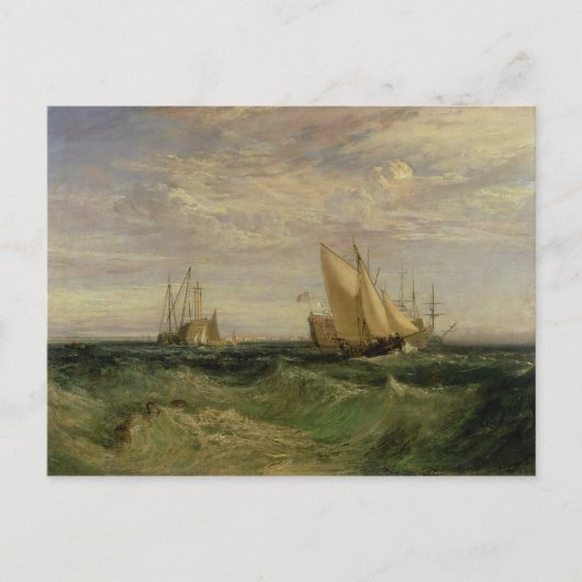 Joseph Mallord William Turner | De samenloop van Briefkaart (Voorkant)