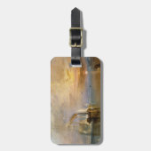 Joseph Mallord William Turner | De strijdingstempe Bagagelabel (Voorkant verticaal)