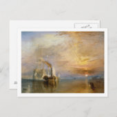 Joseph Mallord William Turner | De strijdingstempe Briefkaart (Voorkant / Achterkant)