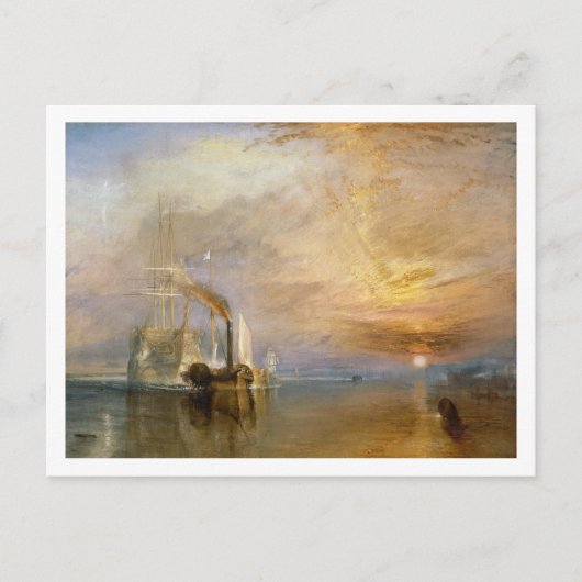 Joseph Mallord William Turner | De strijdingstempe Briefkaart (Voorkant)