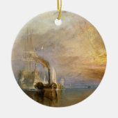 Joseph Mallord William Turner | De strijdingstempe Keramisch Ornament (Voorkant)