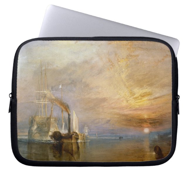 Joseph Mallord William Turner | De strijdingstempe Laptop Sleeve (Voorkant)