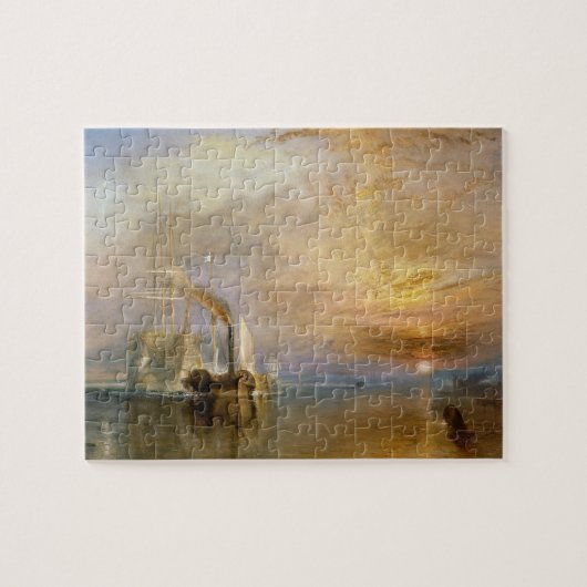 Joseph Mallord William Turner | De strijdingstempe Legpuzzel (Horizontaal)