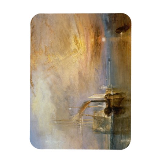 Joseph Mallord William Turner | De strijdingstempe Magneet (Verticaal)