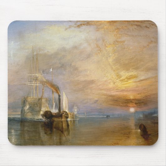 Joseph Mallord William Turner | De strijdingstempe Muismat (Voorkant)